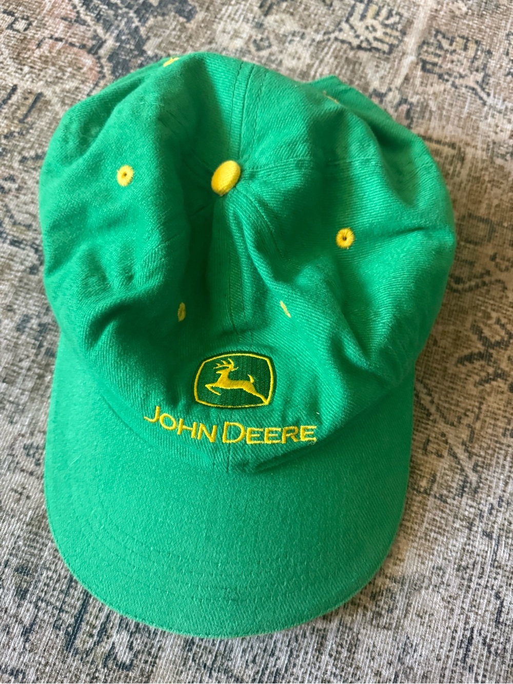 John Deere Men’s Green and Yellow Baseball Cap